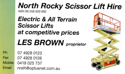 North Rocky Scissor Lift Hire - Logo