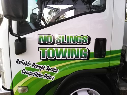 No Slings Towing - Logo