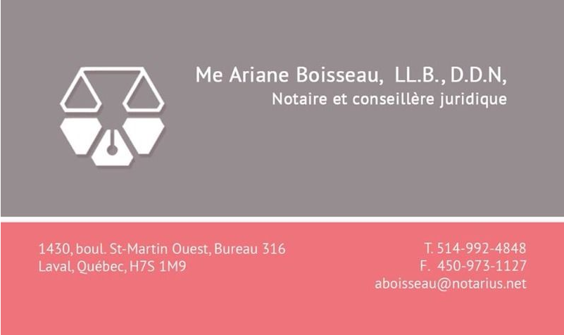 Notaire à Laval - Immobilier Testament Mandat d&s;i - Logo