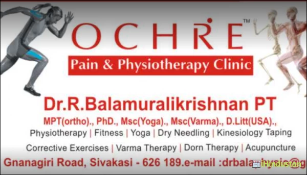 Ochre physiotherapy clinic - Logo