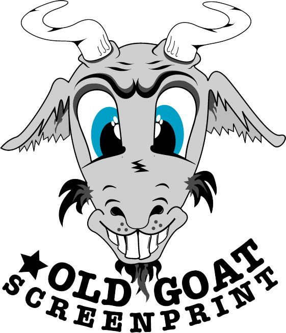 Old Goat Screen Print - Logo