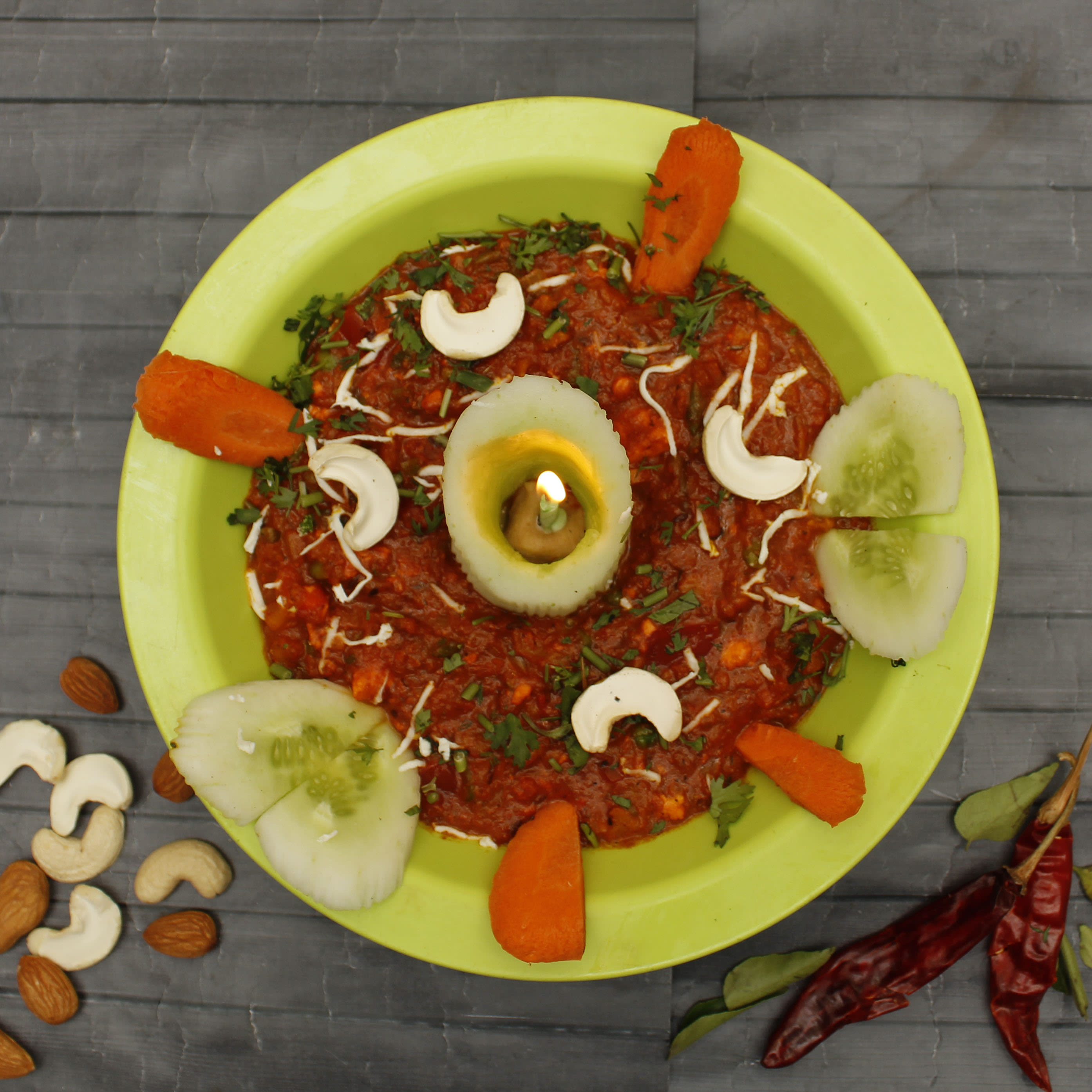 Om Veg Restaurant - Logo