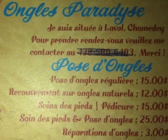 Ongles Paradyse - Logo