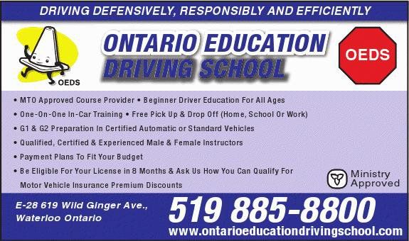 Ontario Education Driving School - Cover photo