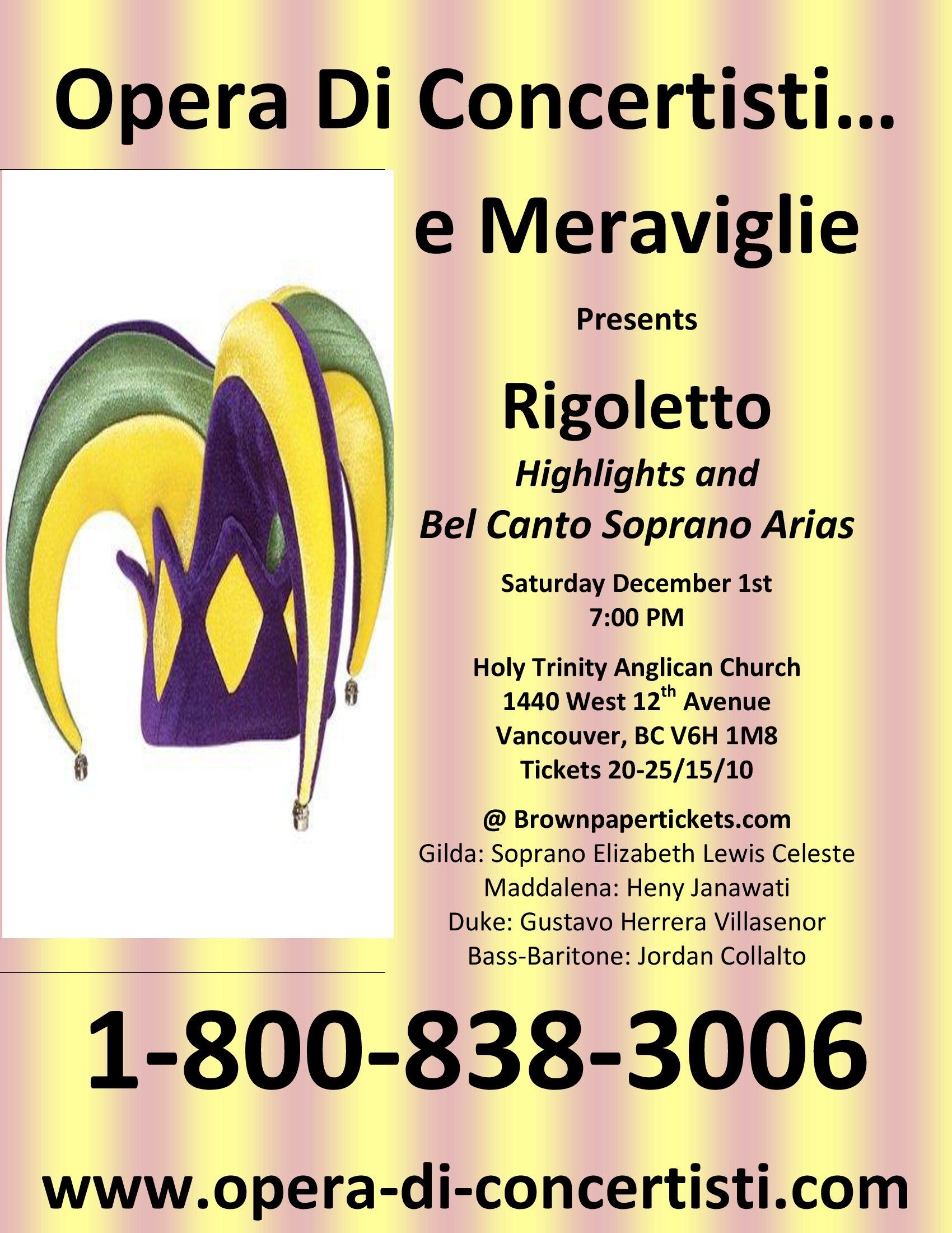 Opera Di Concertisti e Meraviglie - Cover photo
