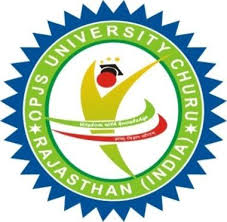 OPJS University, Churu - Logo