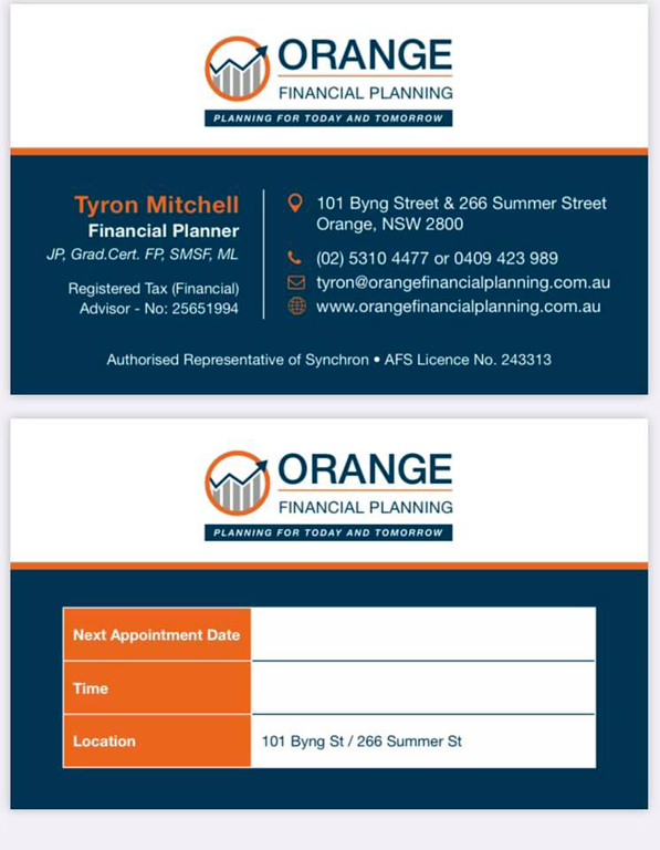 Orange Financial Planning - Cover photo
