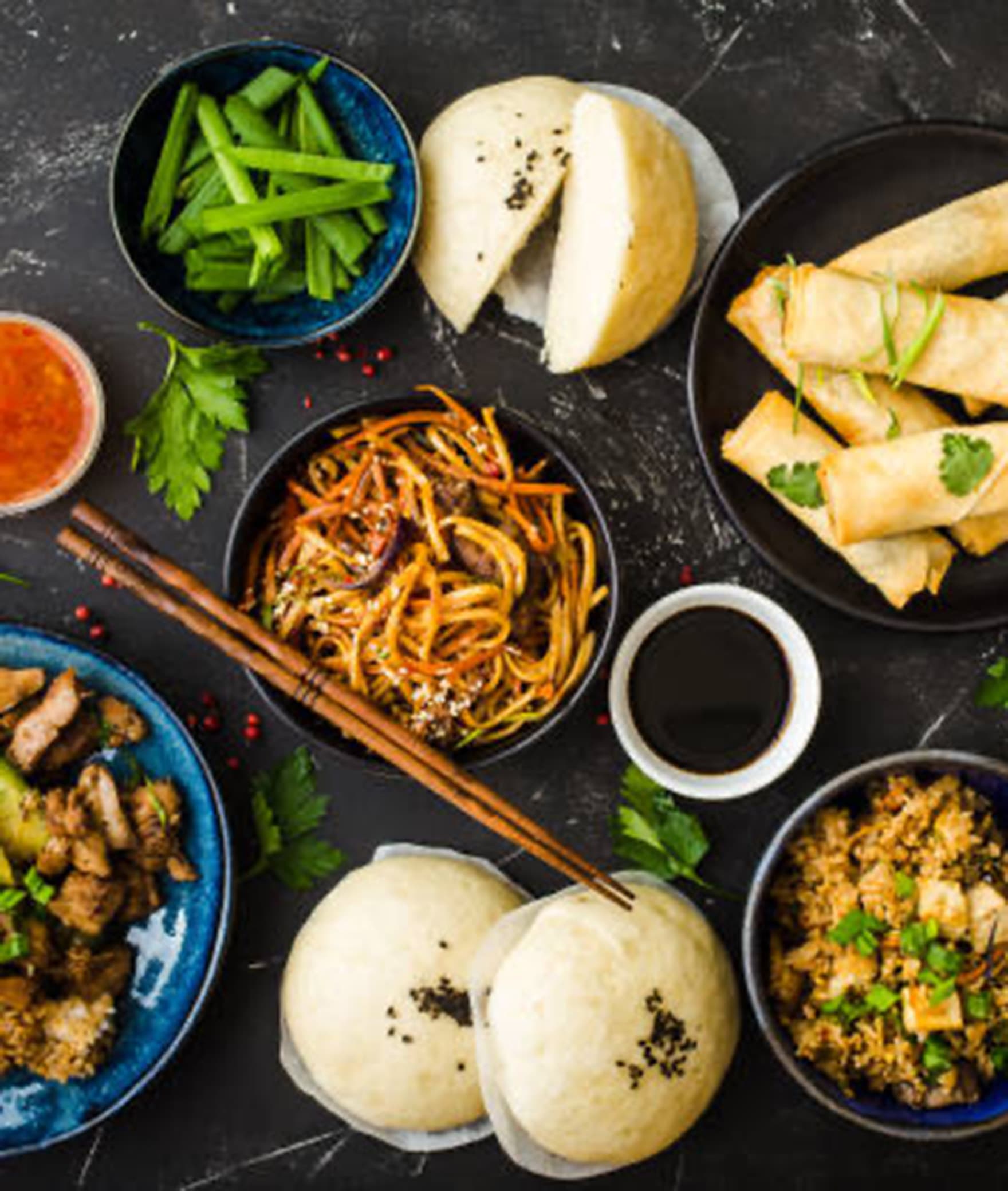 Oriental restro - Delectable Thai & Chinese - Logo