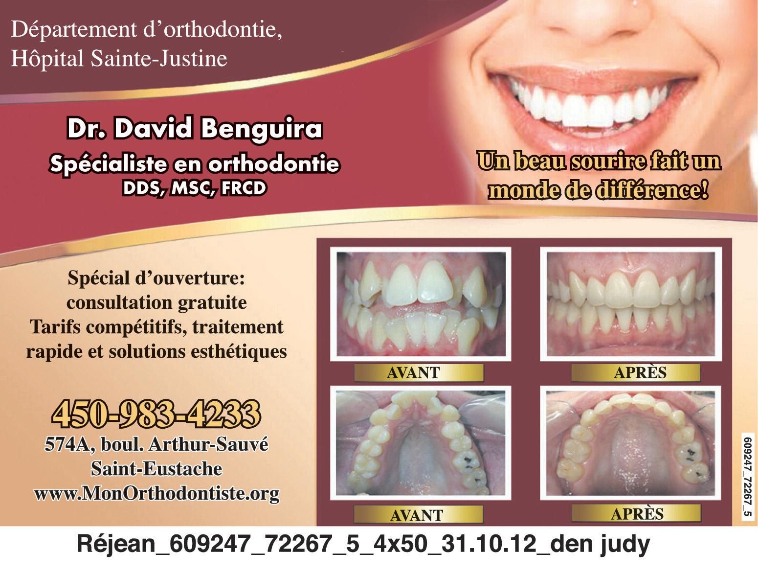 Orthodontiste - Dr David Benguira - Logo