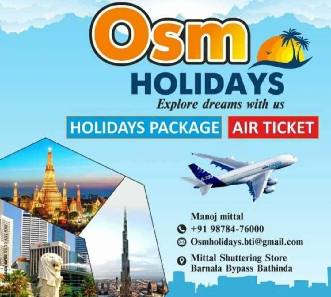 Osm Holidays - Cover photo