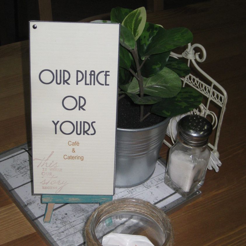 Our Place Or Yours - Logo