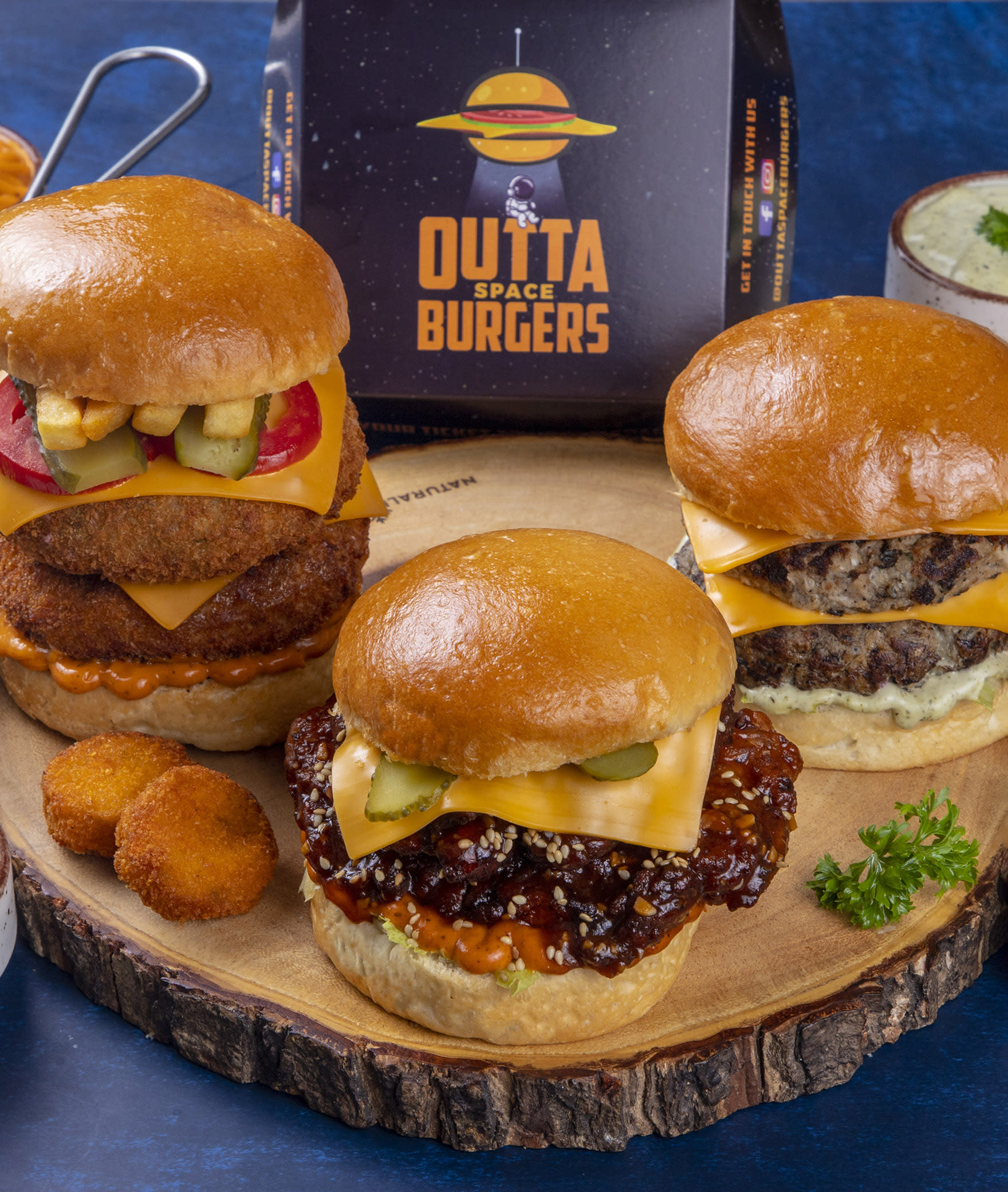 Outta Space Burgers - Logo