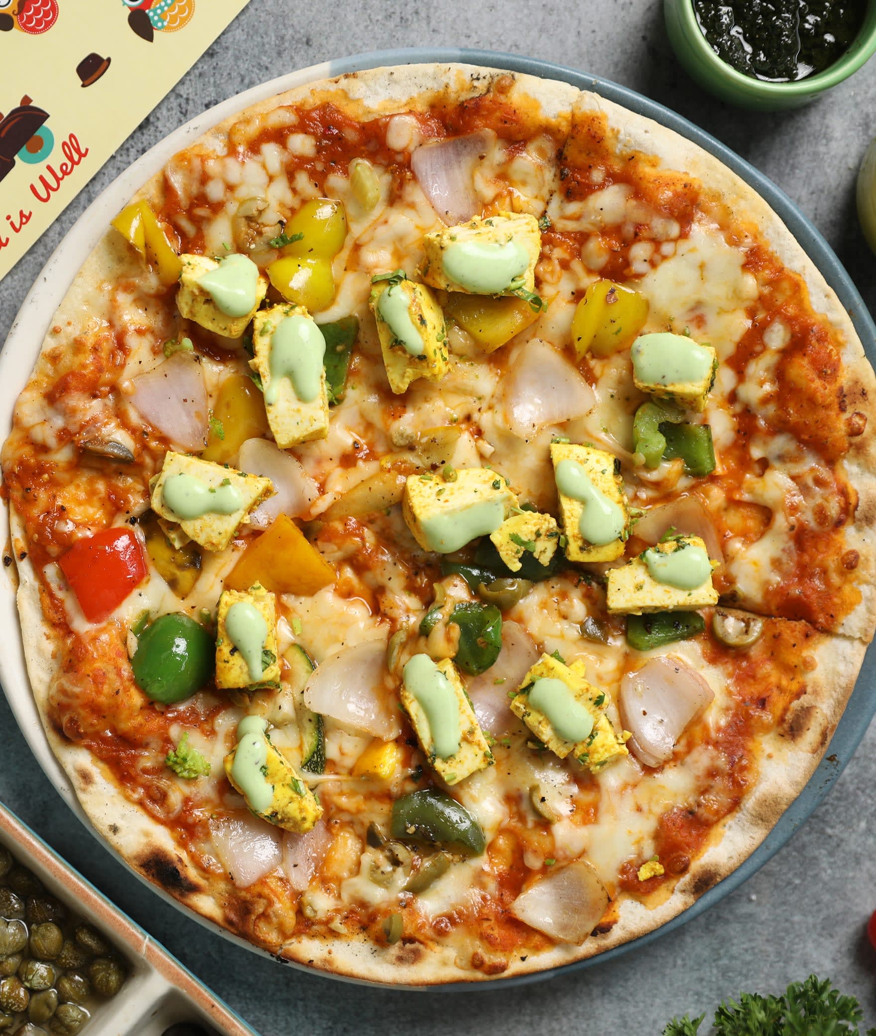 Owl Is Well-Gourmet Pizza & Burgers - Logo
