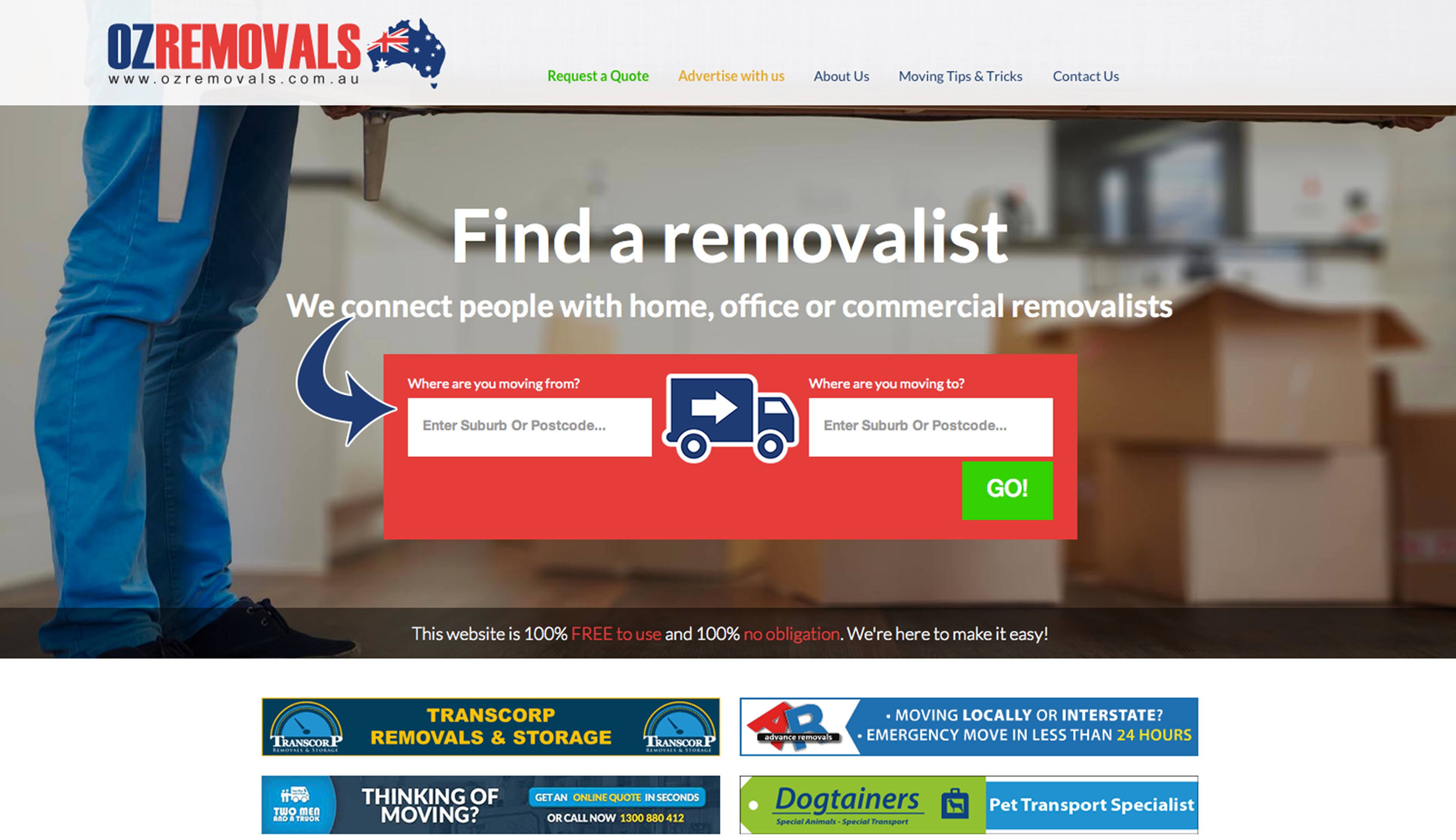 Ozremovals - Cover photo