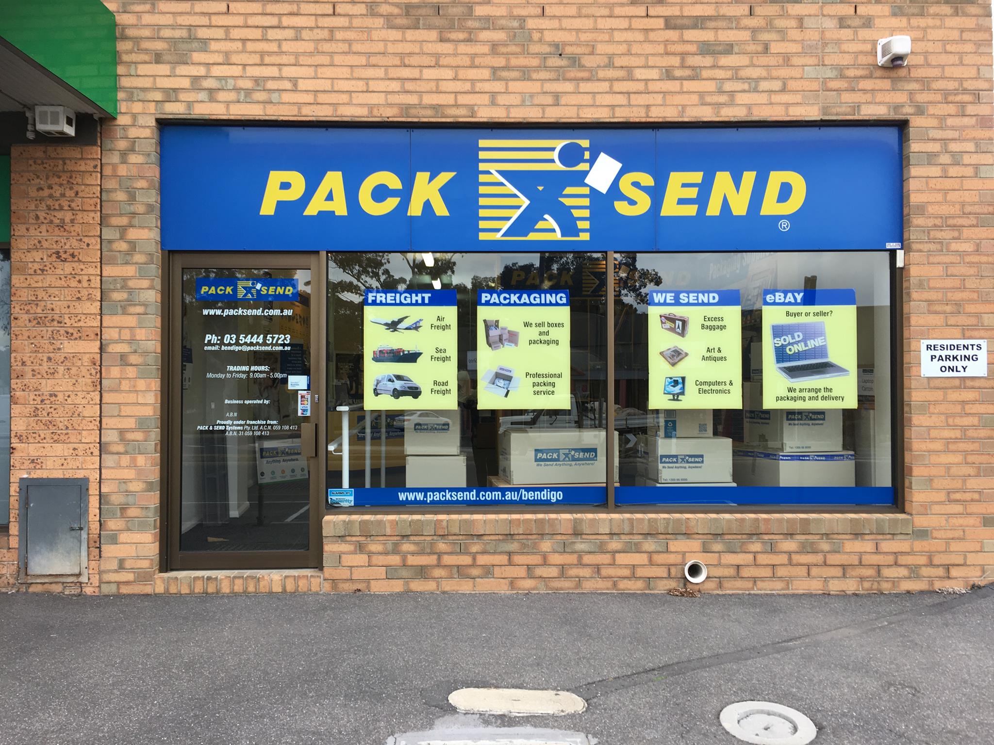 Pack & Send Bendigo - Logo