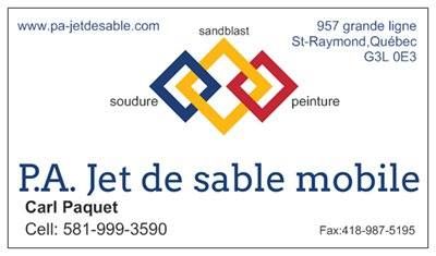 P.A. Jet de sable mobile - Cover photo
