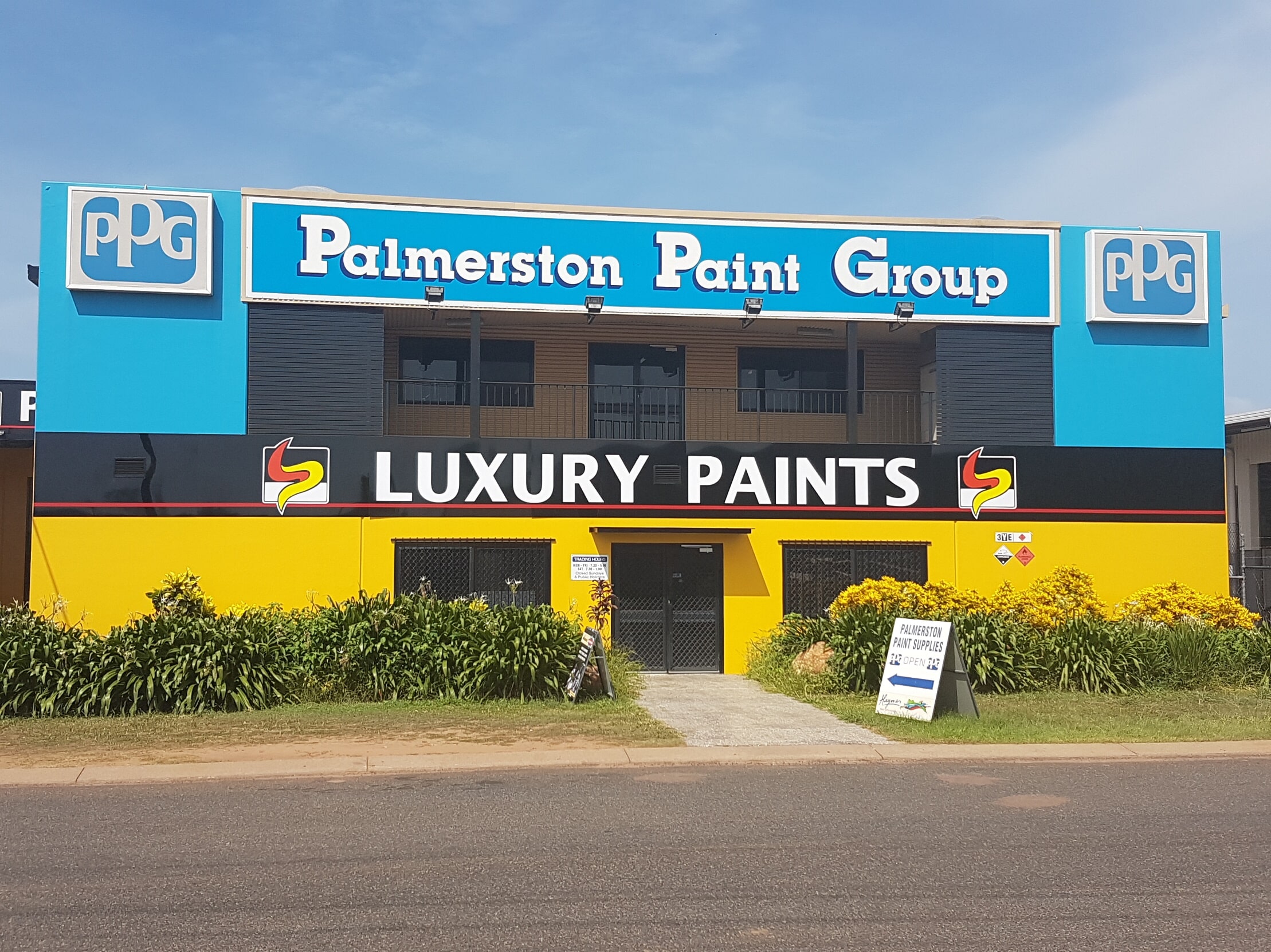 Palmerston Paint Supplies - Logo