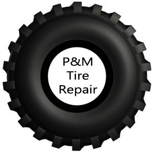 P&a;M Tire Repair - Logo