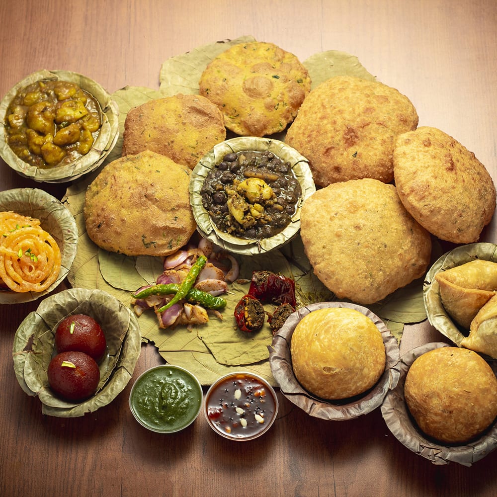 Panditji - ras bana rahe( Pooris, Samosas, Kachori - Logo