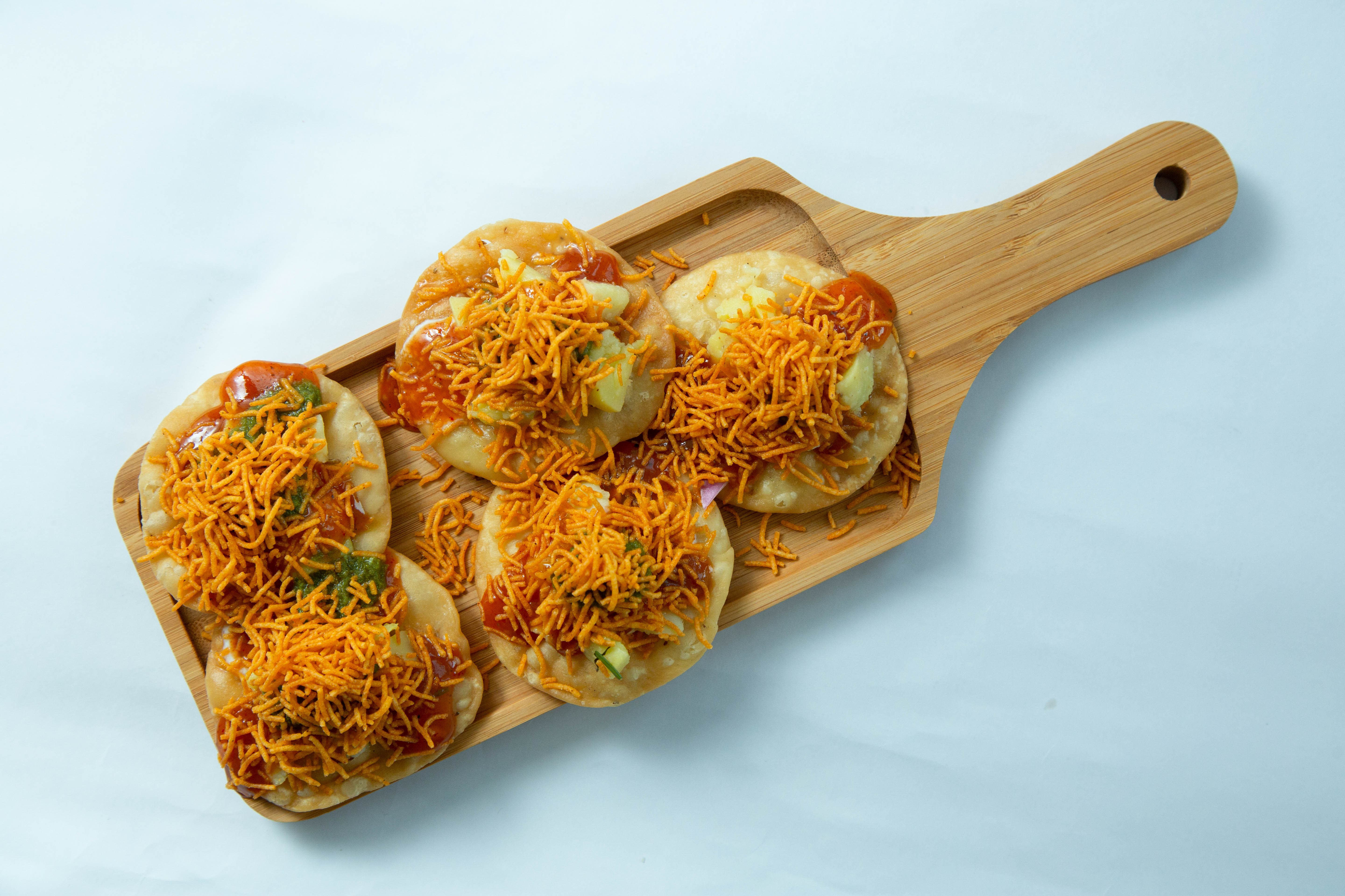 Pani Puri, Sandwich And Roll - Logo