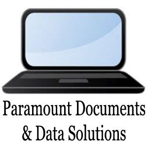 Paramount Documents &a; Data Solutions - Logo