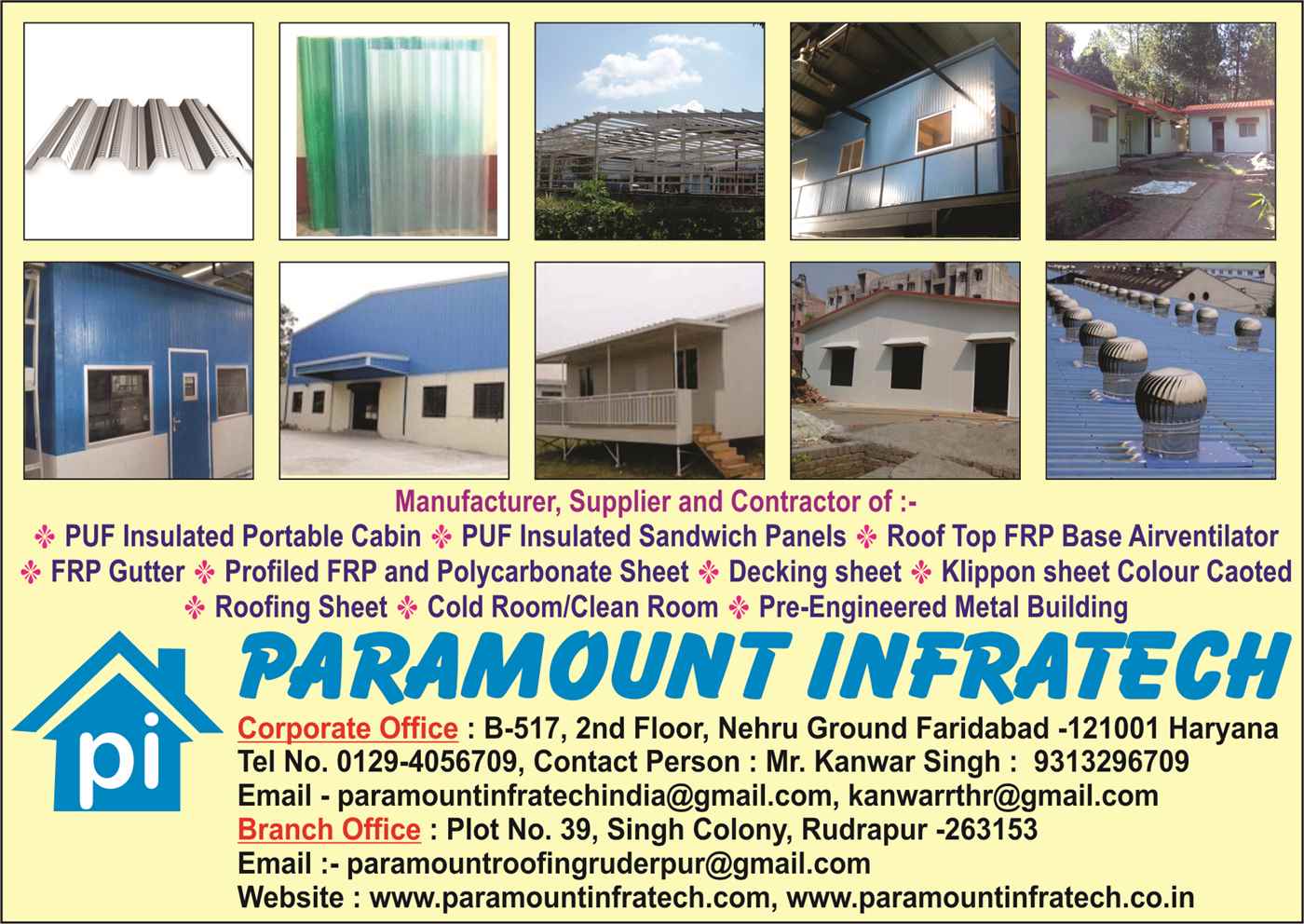 Paramount Infratech - Cover photo