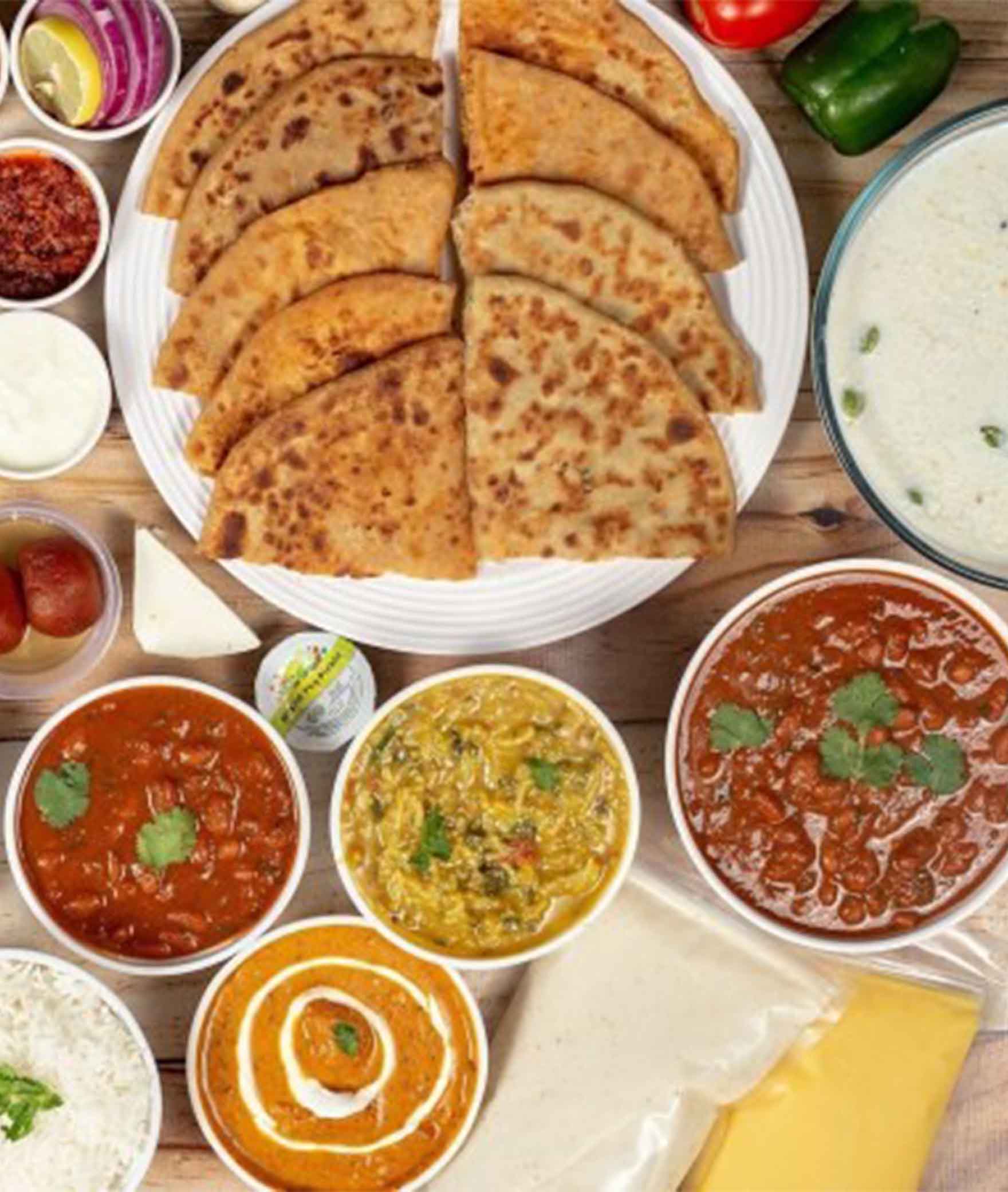 PARANTHA AND PICKLES P&P - Logo