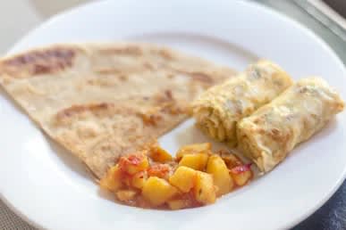 Paratha and rolls - Logo