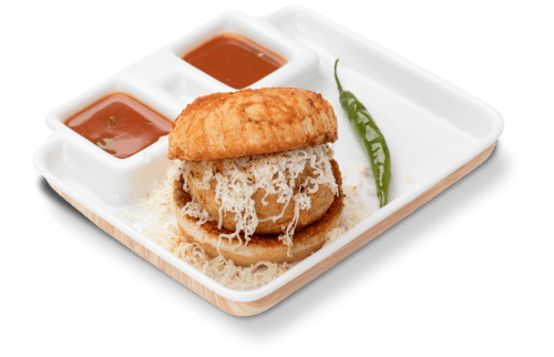 Parle Vada Pav Samrat - Logo