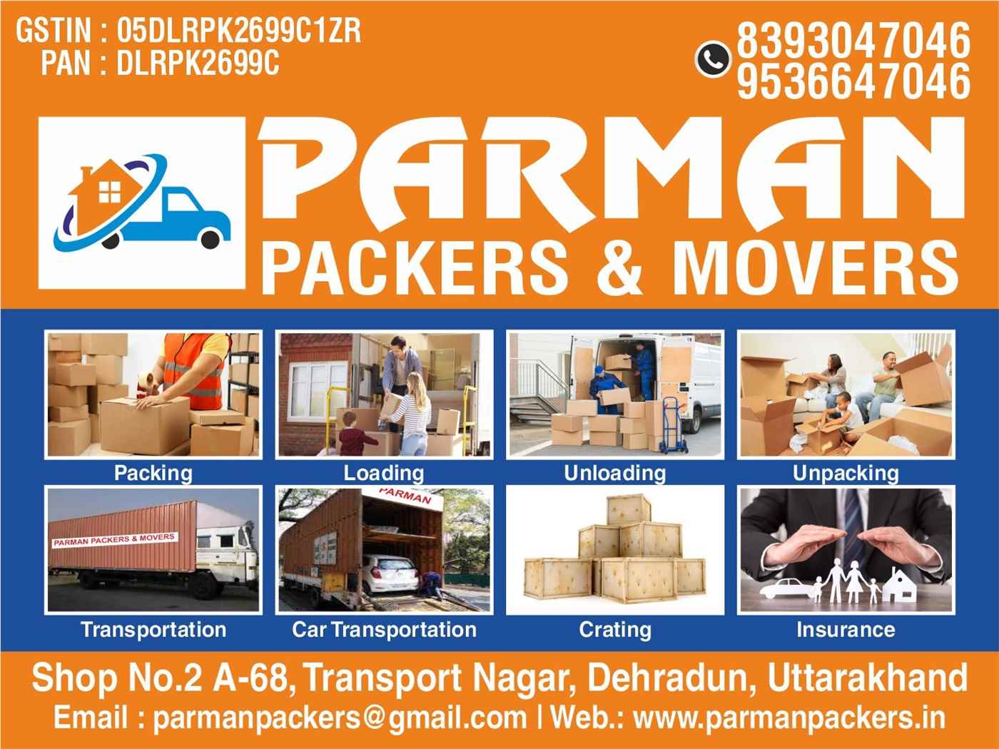 Parman Packers And Movers - Cover photo