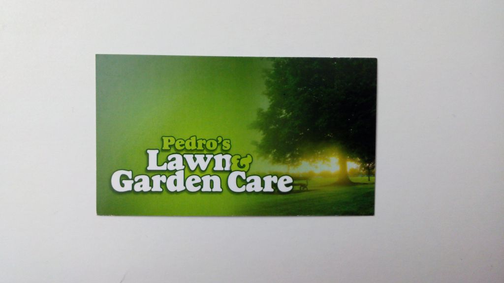 Pedro&s;s Lawn and Garden Care - Logo