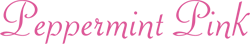 Peppermint Pink - Logo