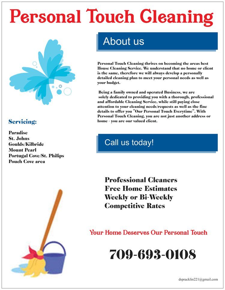 Personal Touch Cleaning - Cover photo