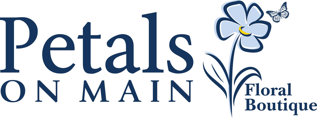 Petals on Main / Floral Boutique and Tea House - Logo
