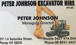 Peter Johnson Excavator Hire Pty Ltd - Logo