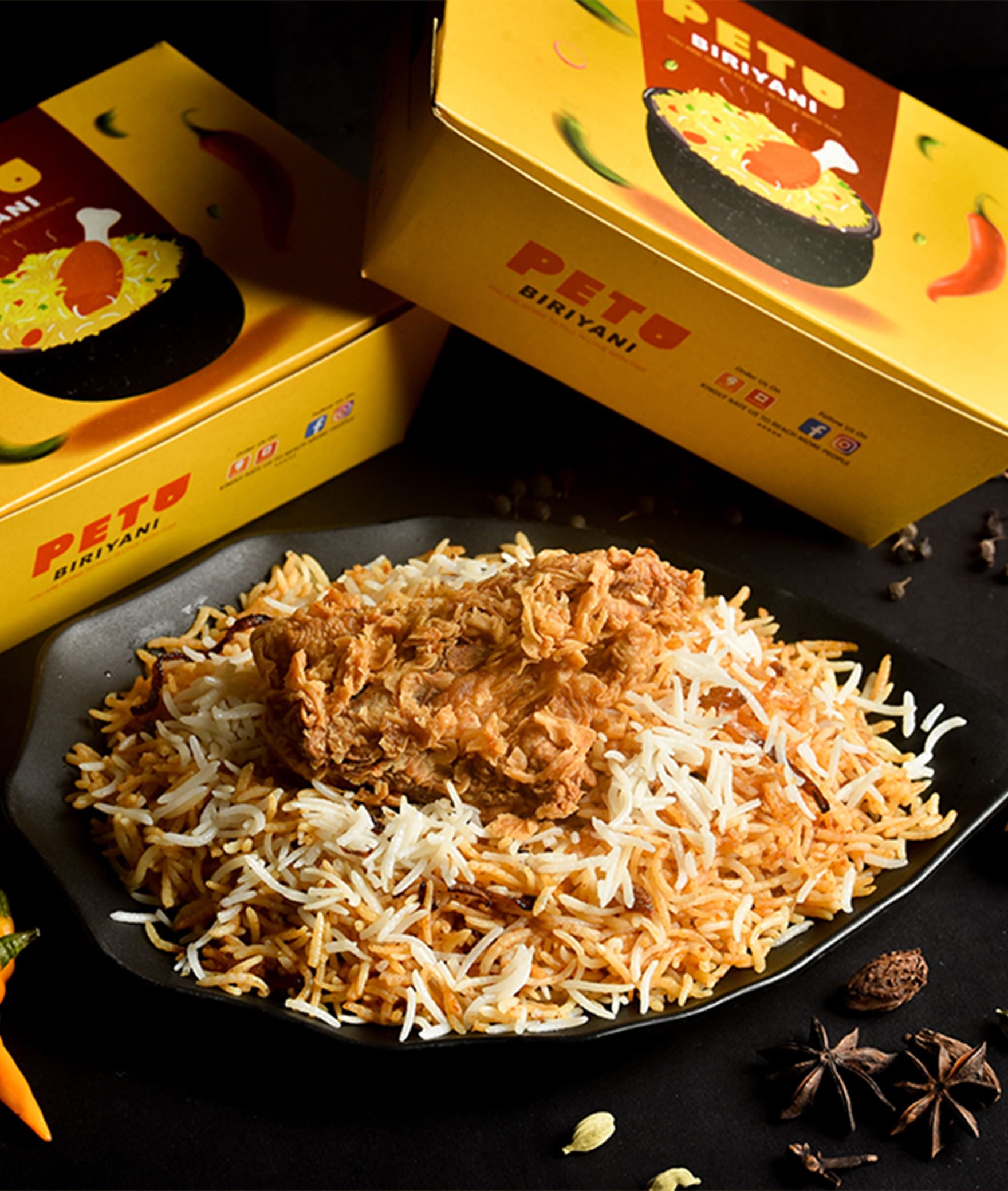 Petu Biryani - Logo