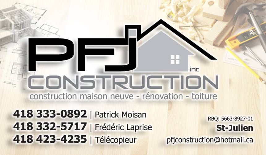 PFJ Construction Inc - Logo