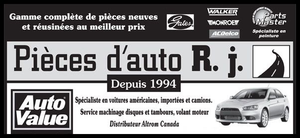 Pièces d&s;Auto R.J. - Logo