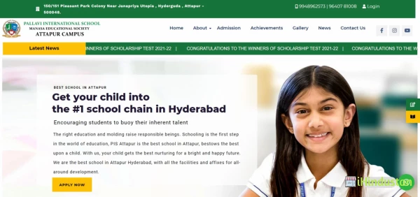 PIS Attapur - Best School in Attapur - Logo