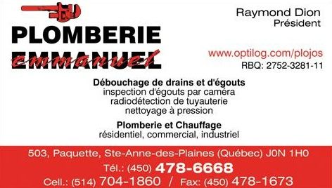 Plomberie Emmanuel Inc - Cover photo