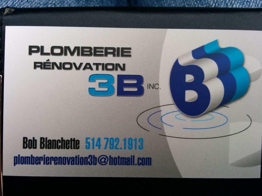 plomberie renovation 3b inc - Logo