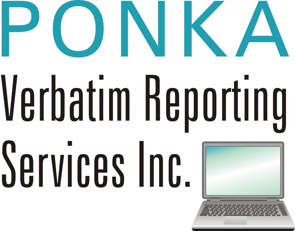Ponka Verbatim Reporting Services - Logo