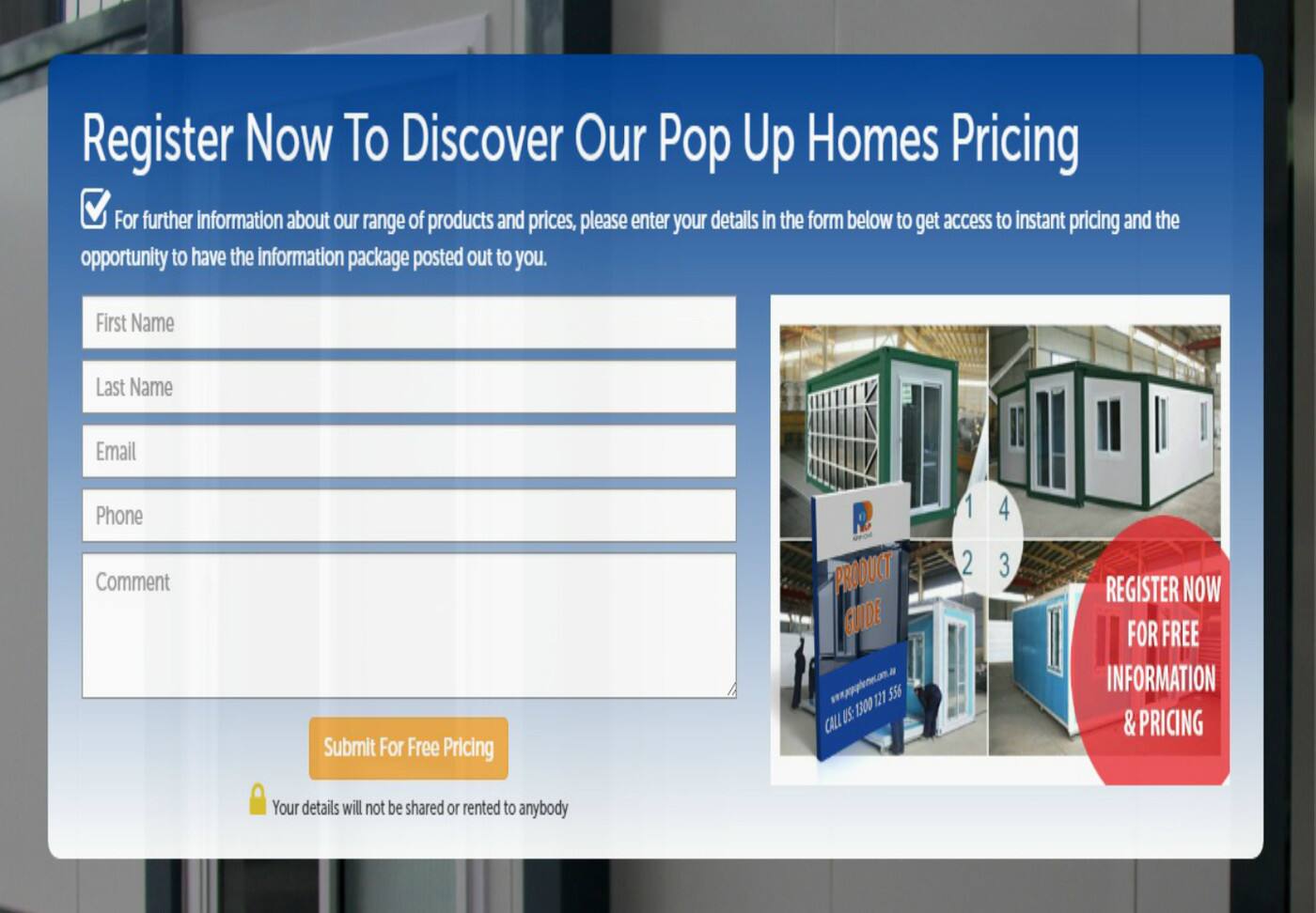 Pop Up Homes - Cover photo