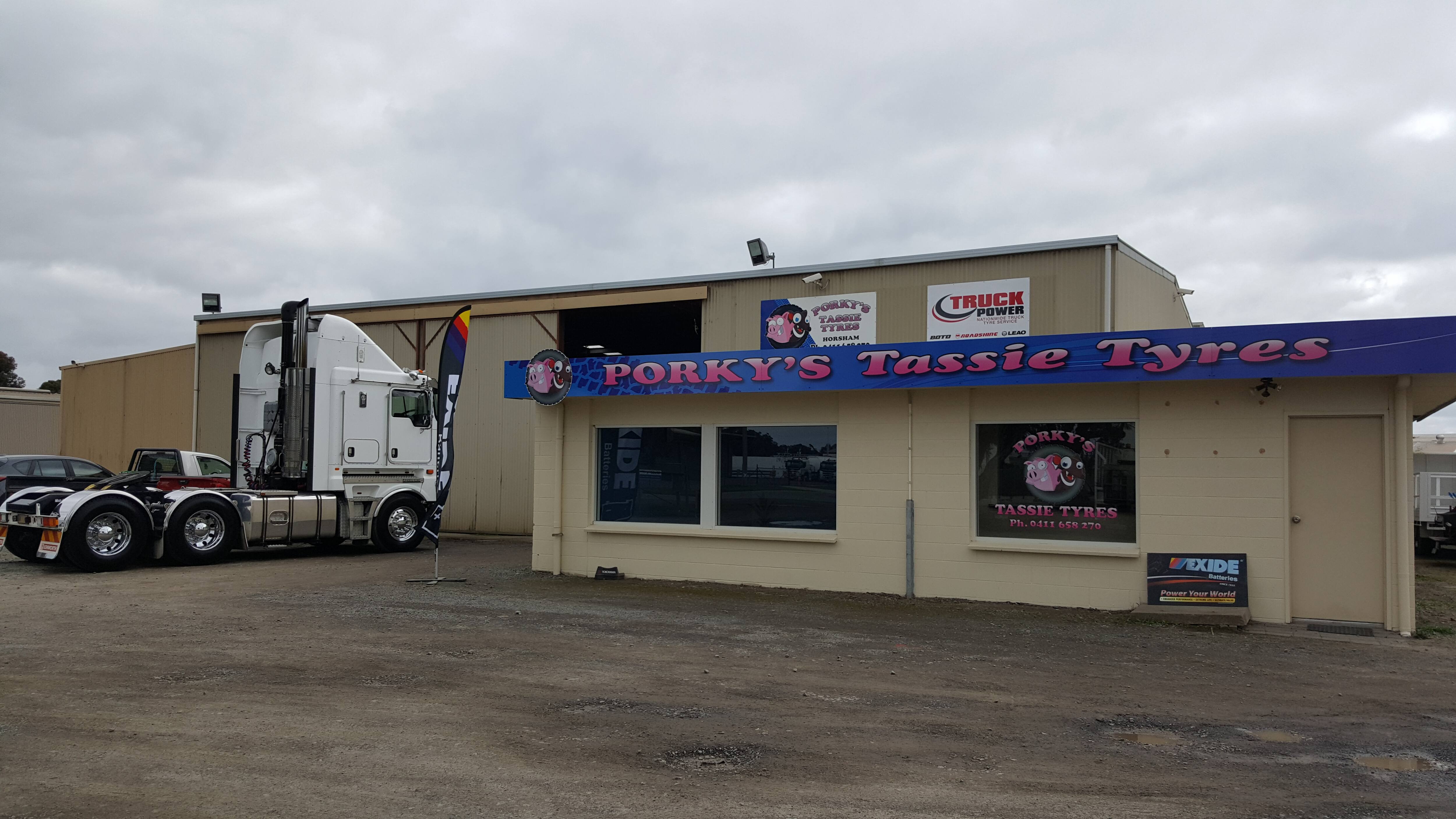 Porky's Tassie Tyres - Cover photo
