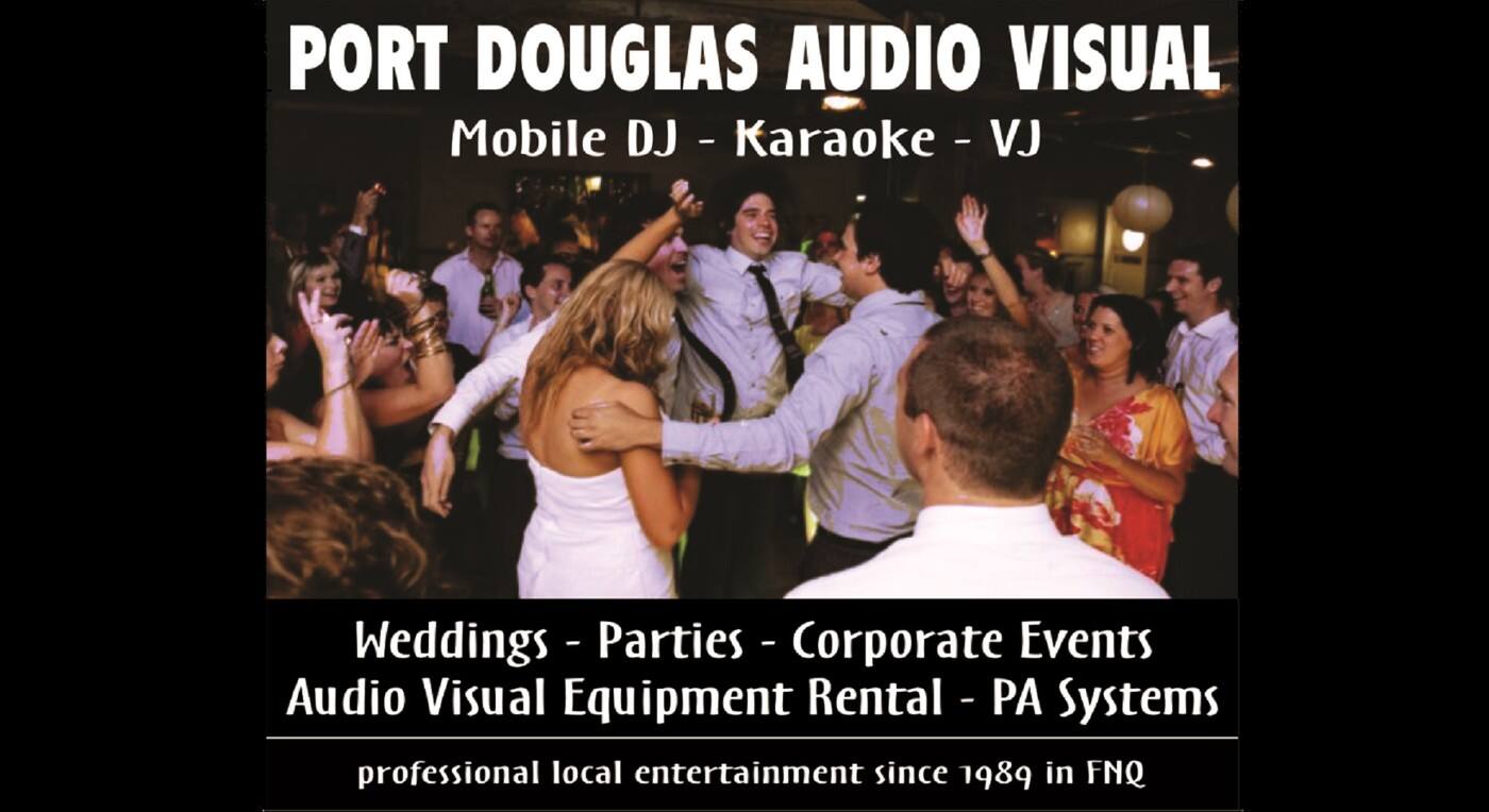 PORT DOUGLAS AUDIO VISUAL - Logo