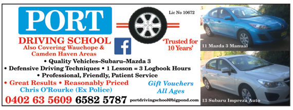 Port Driving School - Logo