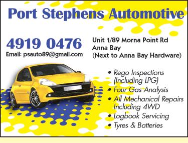 Port Stephens Automotive - Logo