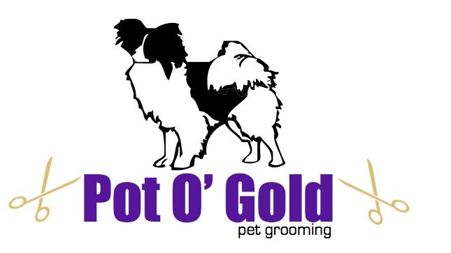 Pot O&s; Gold Pet Grooming Salon - Logo