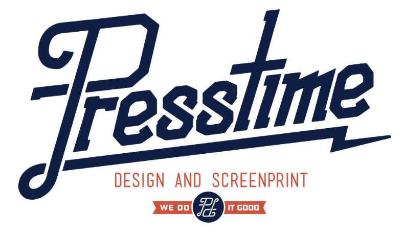 Presstime Design &a; Screenprint - Logo