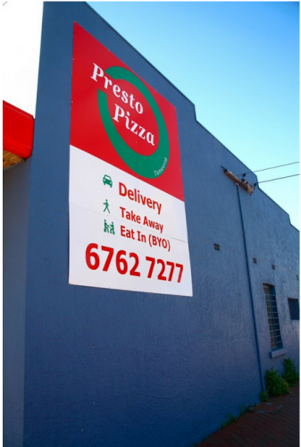 Presto Gourmet Pizzeria - Logo